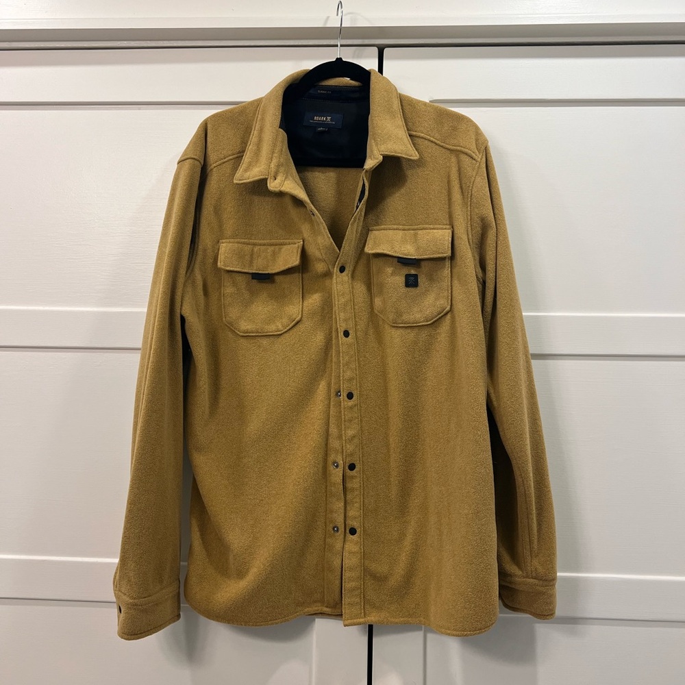 Roark Men's Camel Shirt Jacket/Flannel